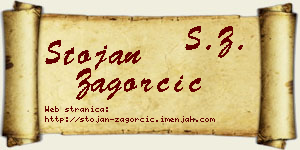 Stojan Zagorčić vizit kartica